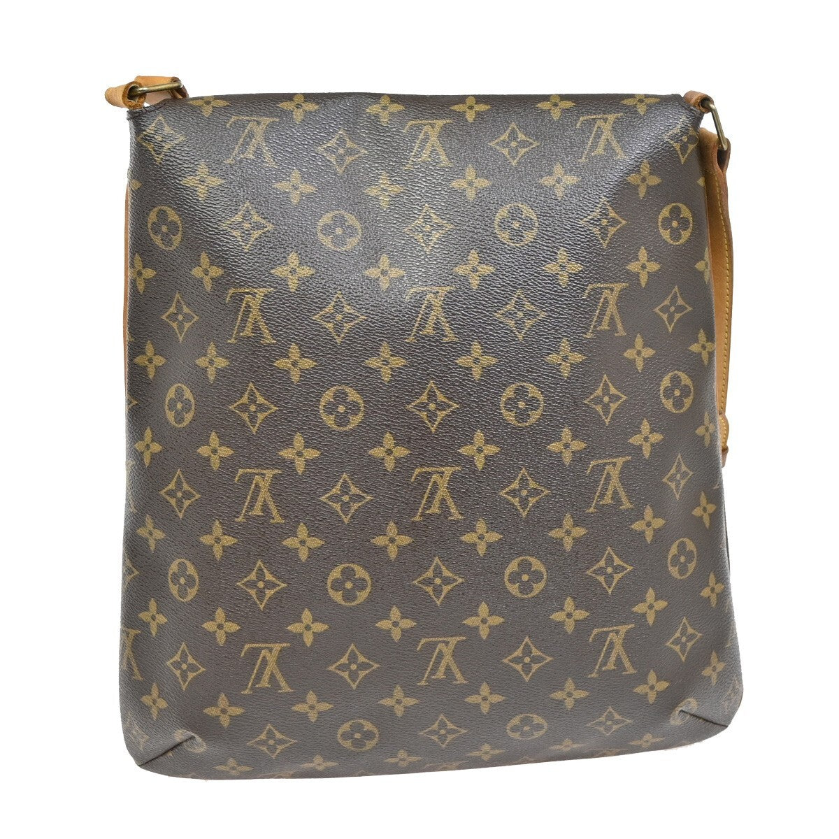 Louis Vuitton Musette Handbag Monogram Canvas, BROWN, CANVAS, Shoulder bag
