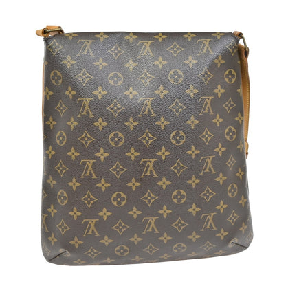 Louis Vuitton Musette Handbag Monogram Canvas, BROWN, CANVAS, Shoulder bag