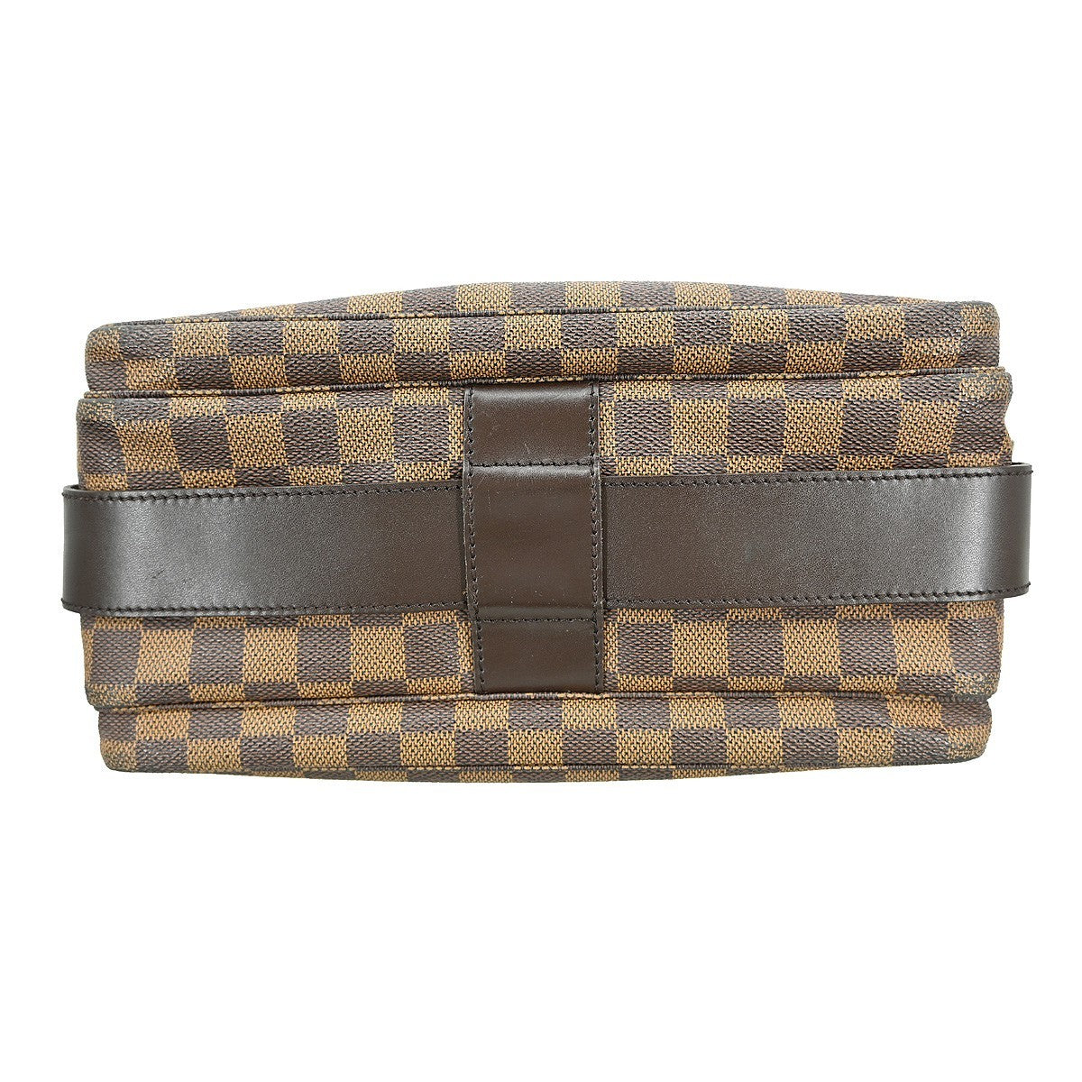 Louis Vuitton Naviglio Handbag Damier, BROWN, CANVAS, Shoulder bag