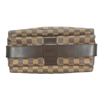 Louis Vuitton Naviglio Handbag Damier, BROWN, CANVAS, Shoulder bag