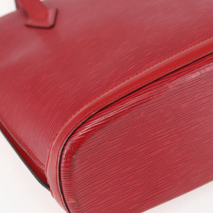Louis Vuitton Lussac Handbag Epi Leather, RED, LEATHER, Shoulder bag