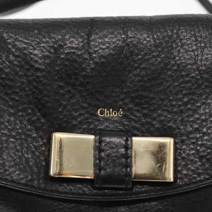 Chloe Lily Shoulder bag Leather, BLACK, LEATHER, Shoulder bag