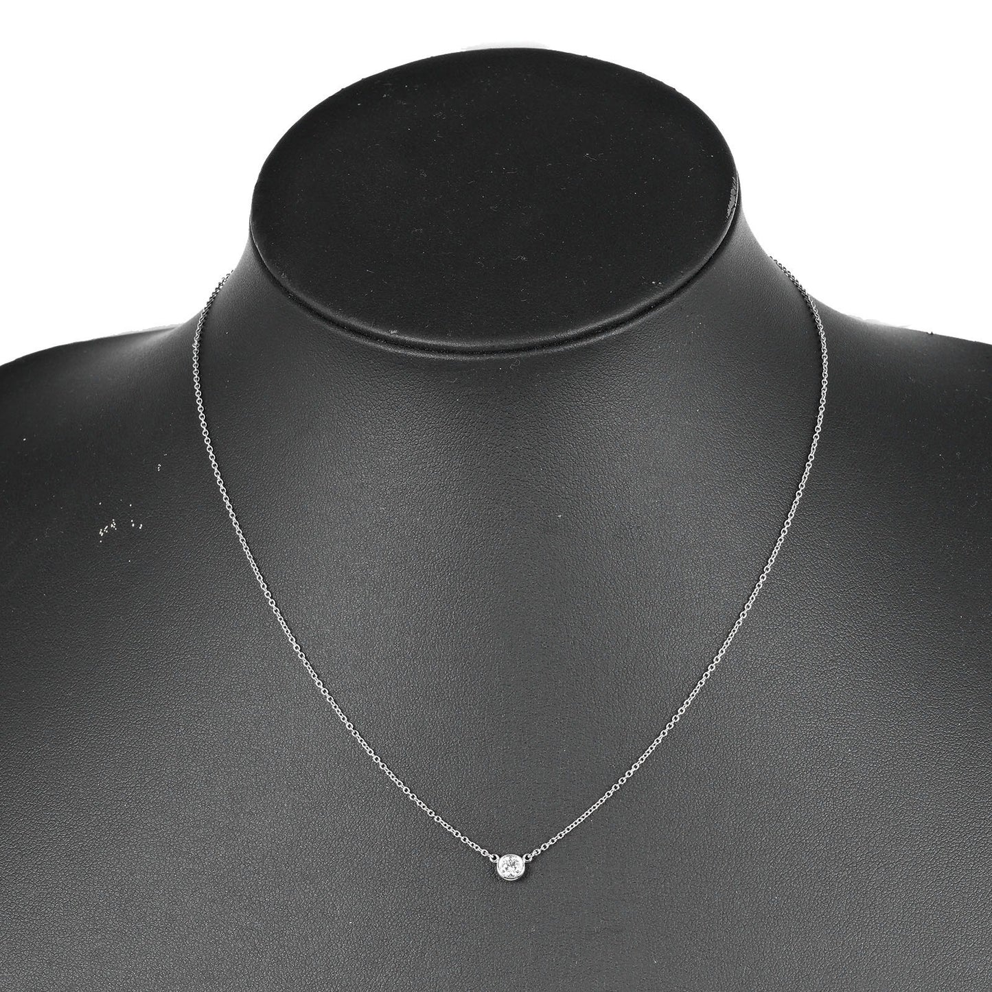 Tiffany & Co. Elsa Peretti Diamonds By The Yard Platinum with Diamond, SILVER, PLATINUM, Necklace