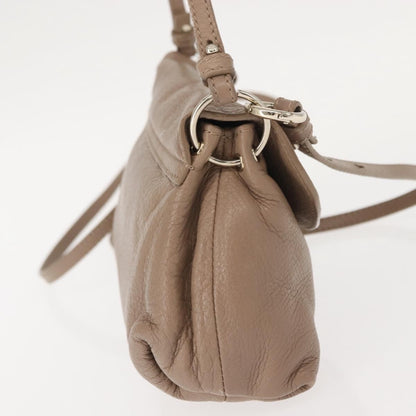 Chloe Lily Shoulder bag Leather, PURPLE, LEATHER, Shoulder bag