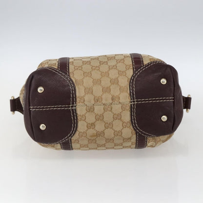 Gucci Vintage Handbag GG Canvas, BEIGE, CANVAS, Handbag