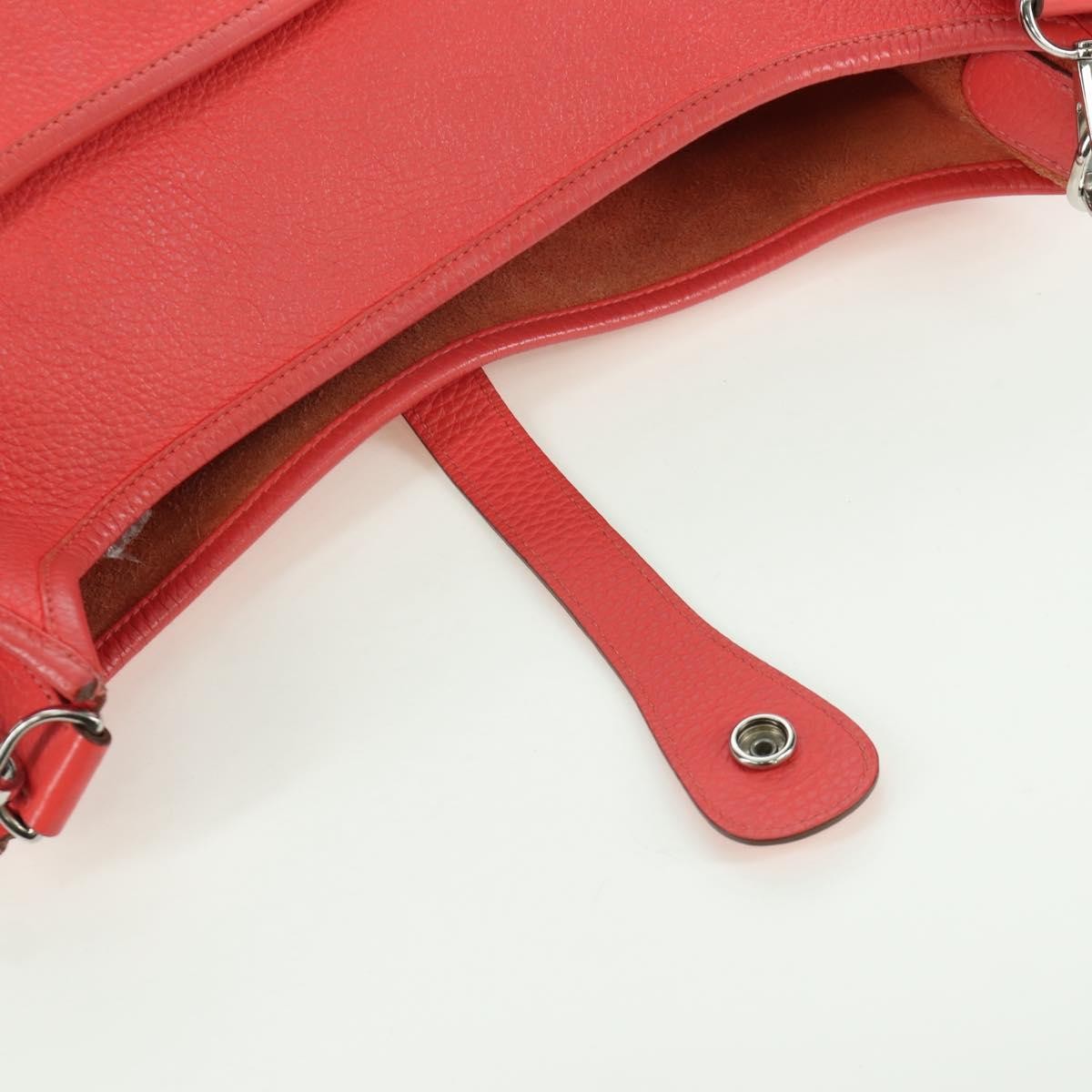 Hermes Evelyne Bag Gen III Clemence, Pink, Leather, Shoulder Bag