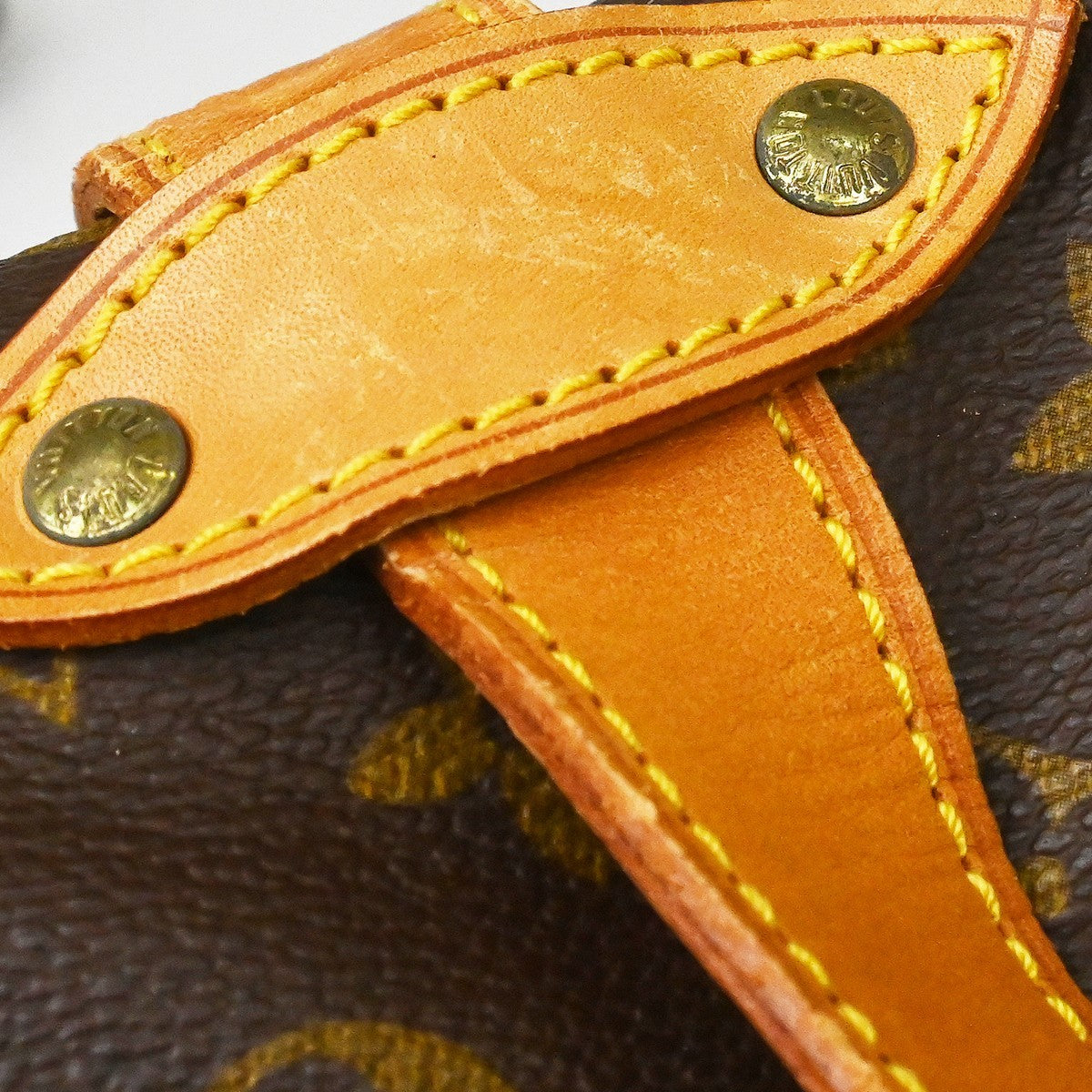 Louis Vuitton Saumur Handbag Monogram Canvas, Brown, Canvas, Shoulder Bag