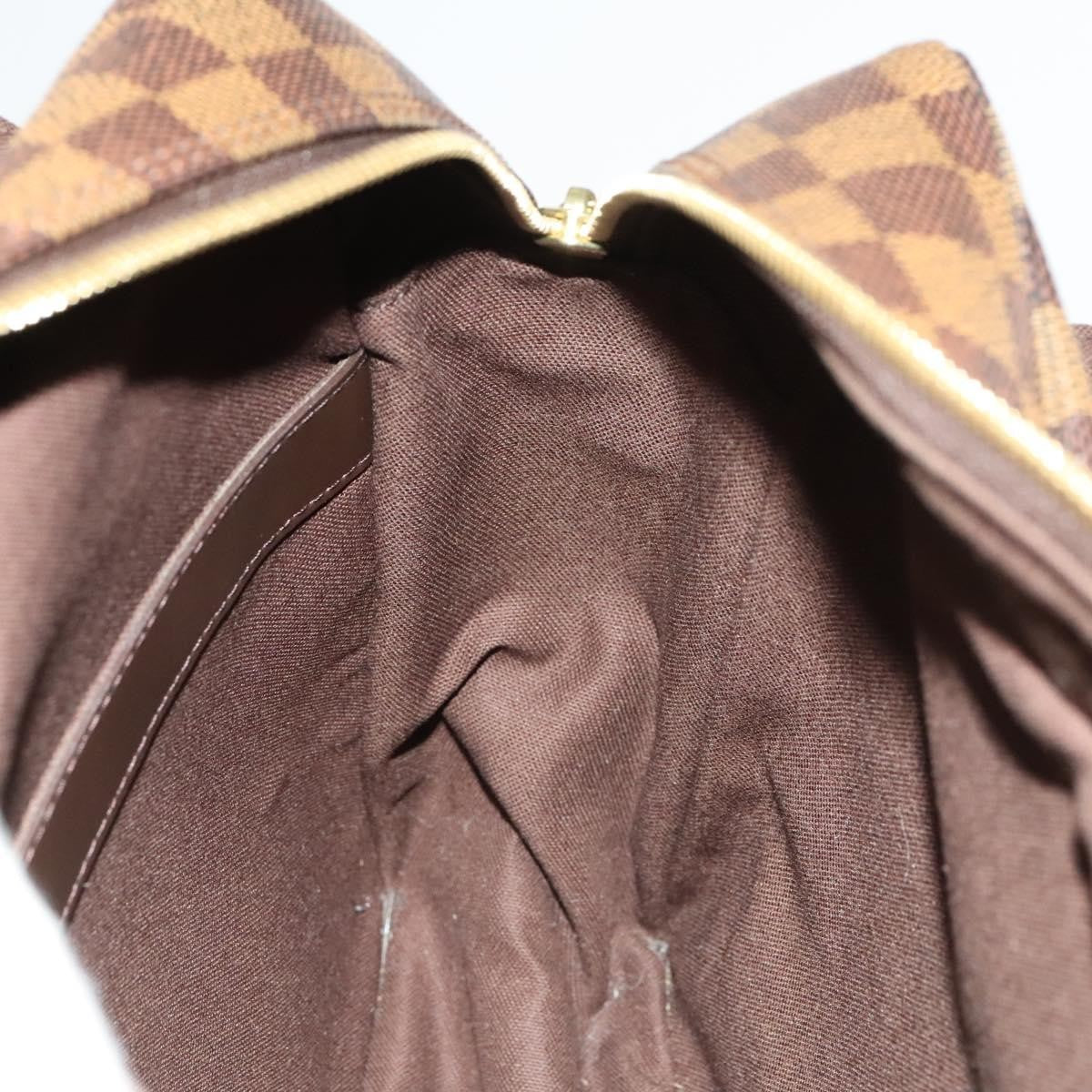 Louis Vuitton Naviglio Handbag Damier, BROWN, CANVAS, Shoulder bag