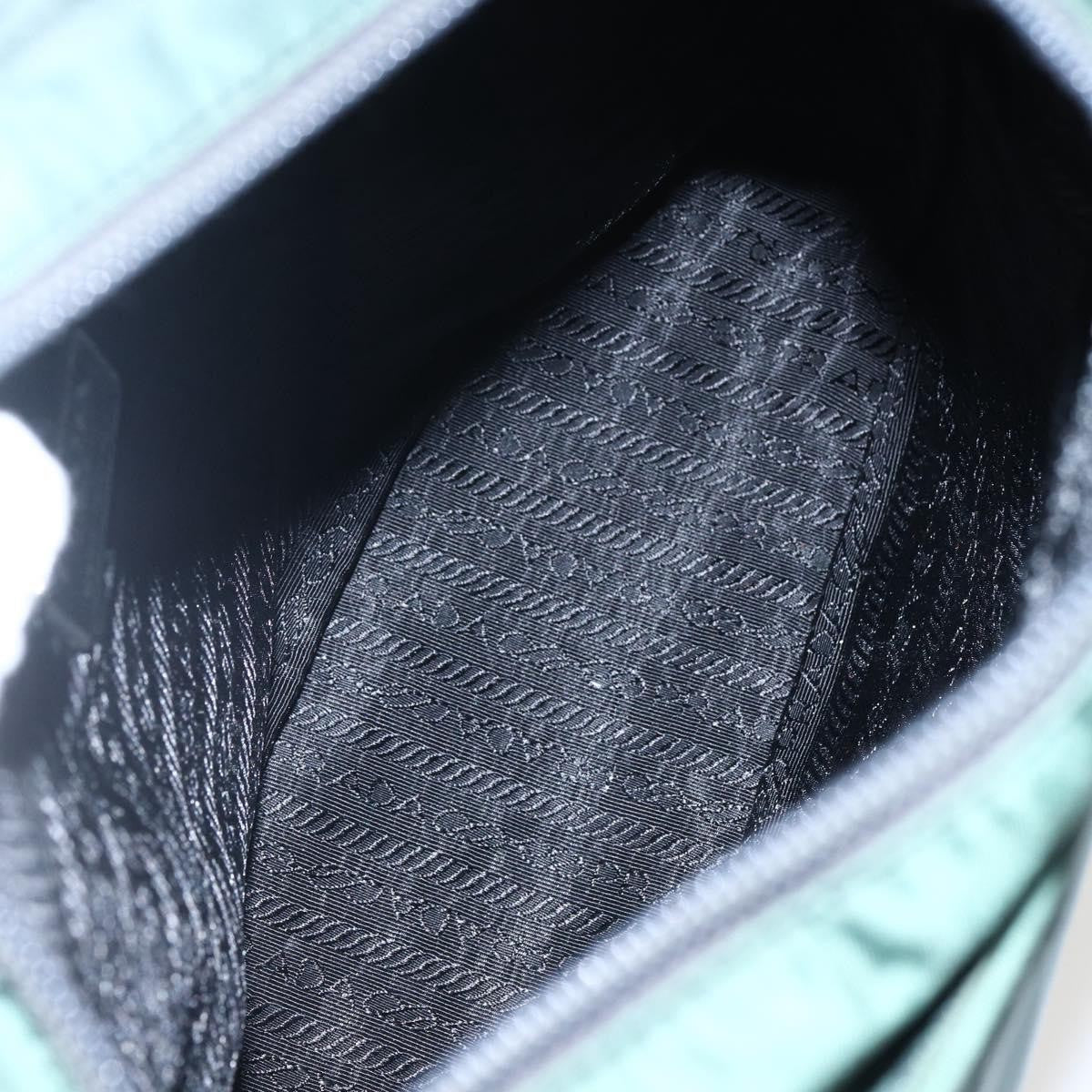 Prada Vintage Tote Tessuto, GREEN, NYLON, Tote bag