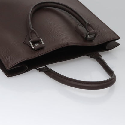 Louis Vuitton Sac Plat Bag Epi Leather, BROWN, LEATHER, Handbag