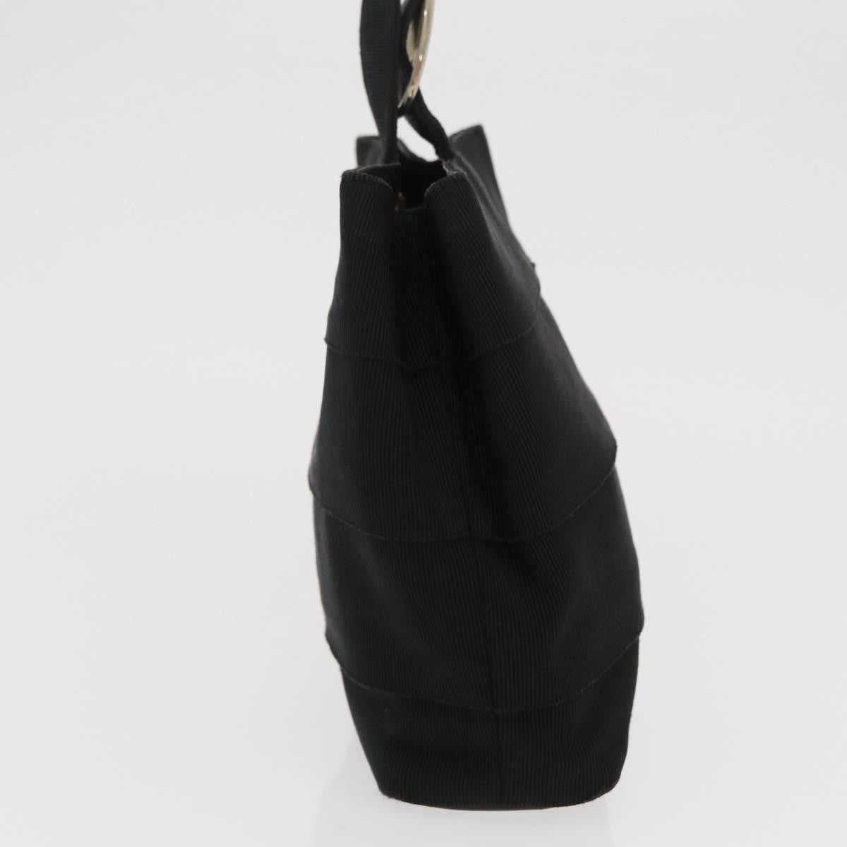 Salvatore Ferragamo Vala Clutch bag Nylon, BLACK, NYLON, Clutche & pouche