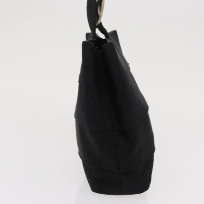 Salvatore Ferragamo Vala Clutch bag Nylon, BLACK, NYLON, Clutche & pouche