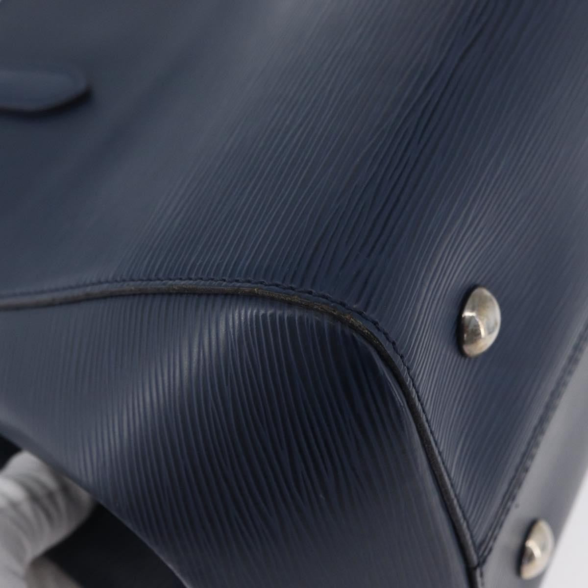 Louis Vuitton Marly Handbag Epi Leather, Blue, Leather, Handbag