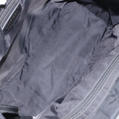 Chanel Travel Line Tote Nylon, BLACK, NYLON, Tote bag