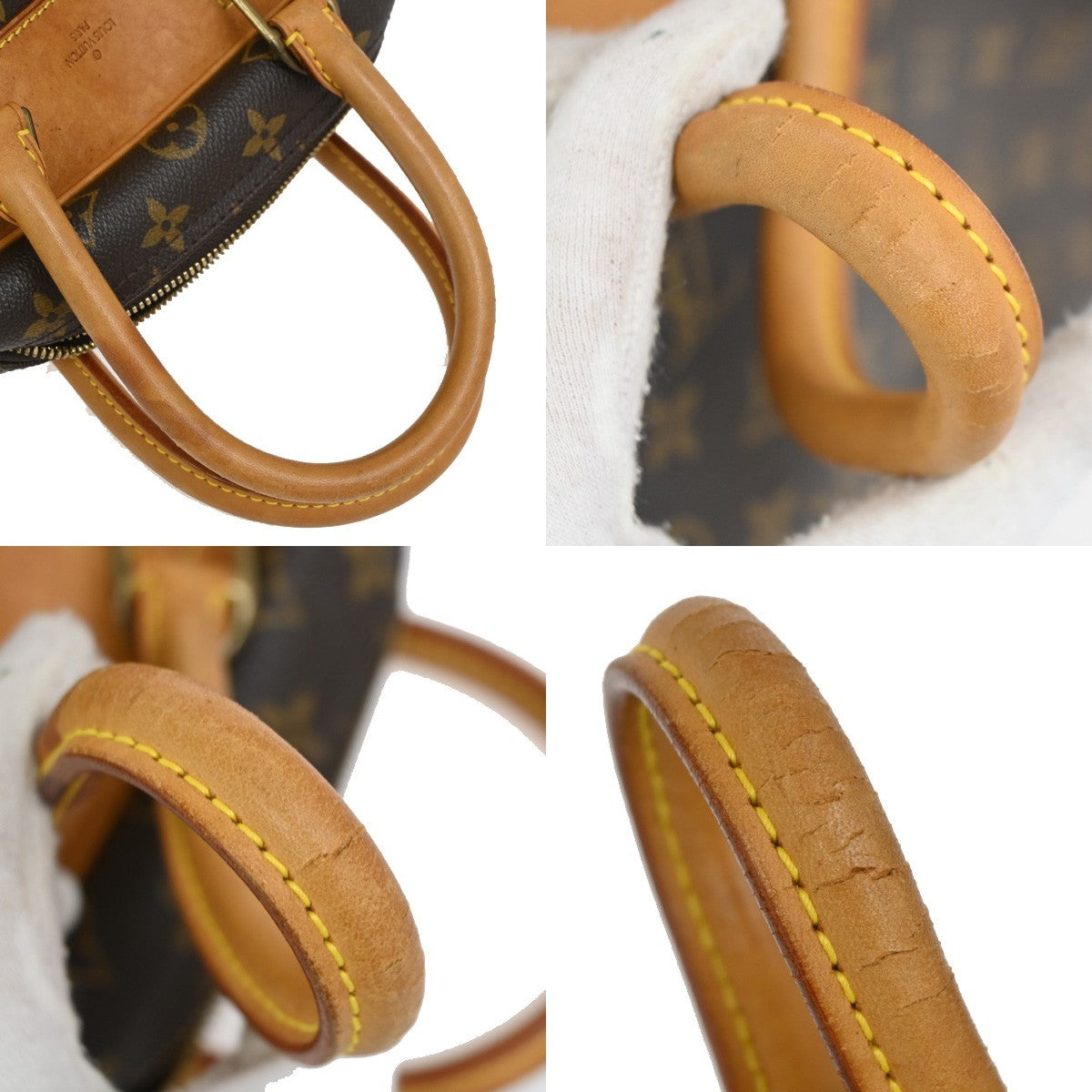 Louis Vuitton Deauville Handbag Monogram Canvas, BROWN, CANVAS, Handbag