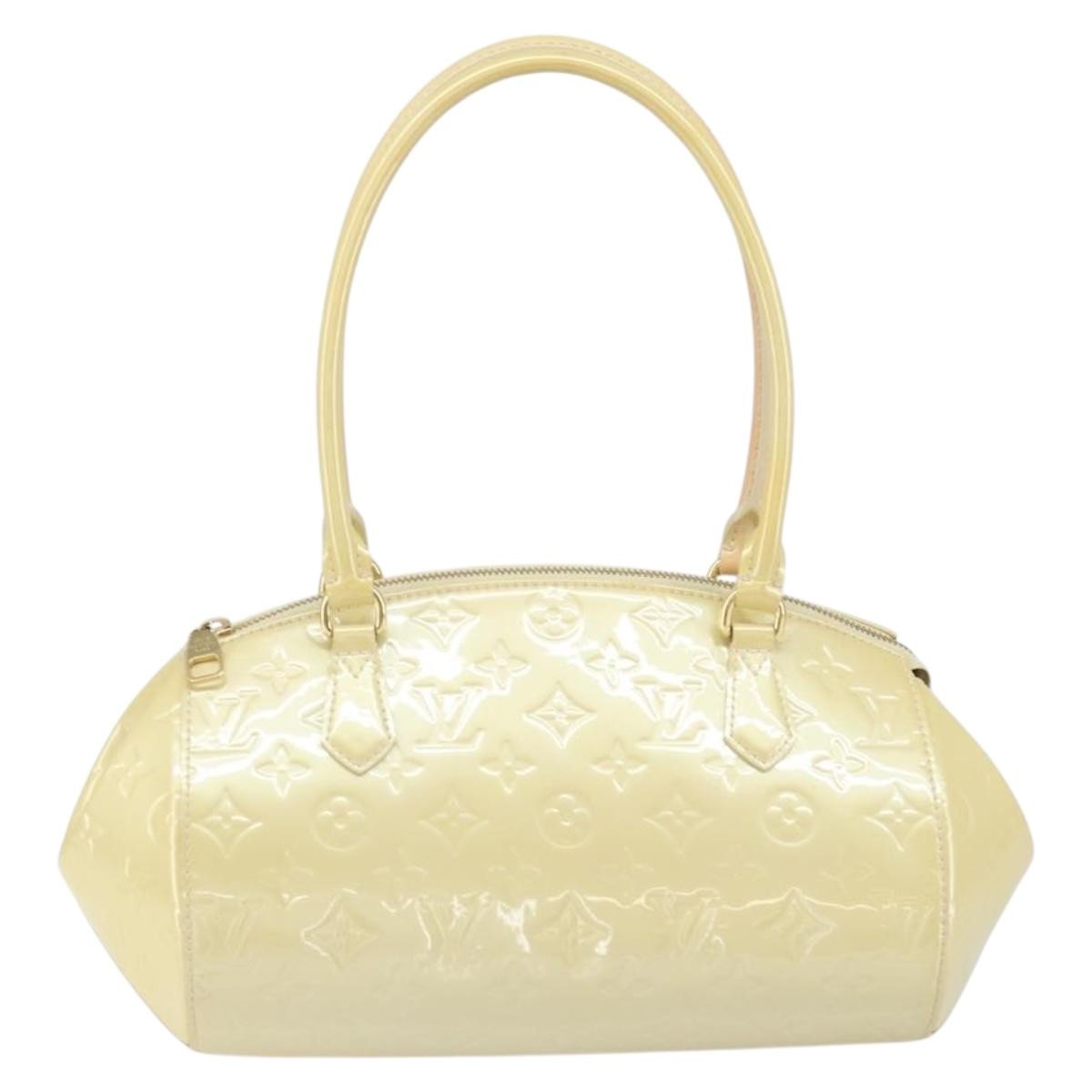 Louis Vuitton Sherwood Handbag Monogram Vernis, BEIGE, PATENT_LEATHER, Handbag