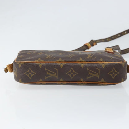 Louis Vuitton Pochette Marly Bandouliere Bag Monogram Canvas, BROWN, CANVAS, Shoulder bag