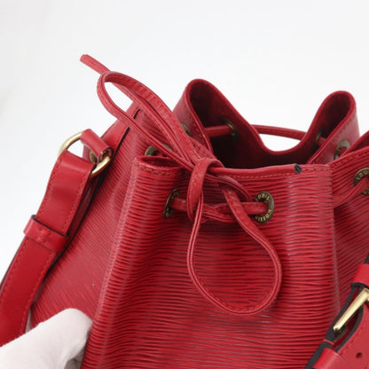 Louis Vuitton Noe Handbag Epi Leather, Red, Leather, Shoulder Bag