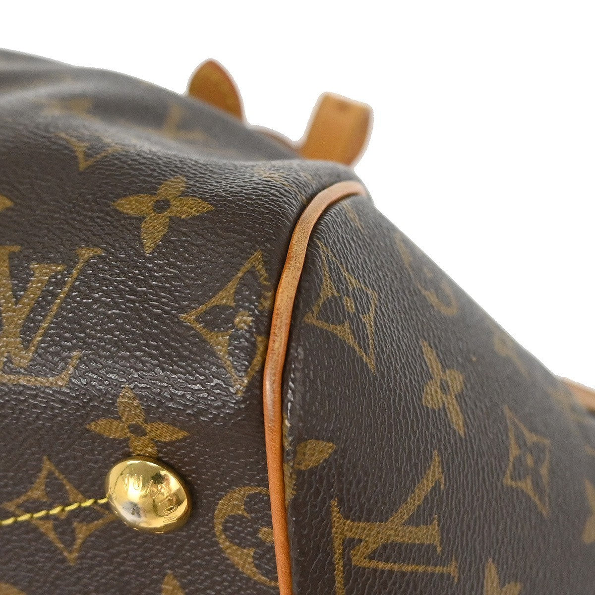 Louis Vuitton Tivoli Handbag Monogram Canvas, BROWN, CANVAS, Shoulder bag