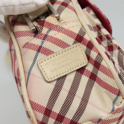 Burberry Nova Check Blue Label Nylon, WHITE, NYLON, Shoulder bag