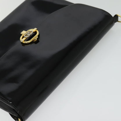 Gucci Vintage Shoulder Bag Patent leather, BLACK, PATENT_LEATHER, Shoulder bag