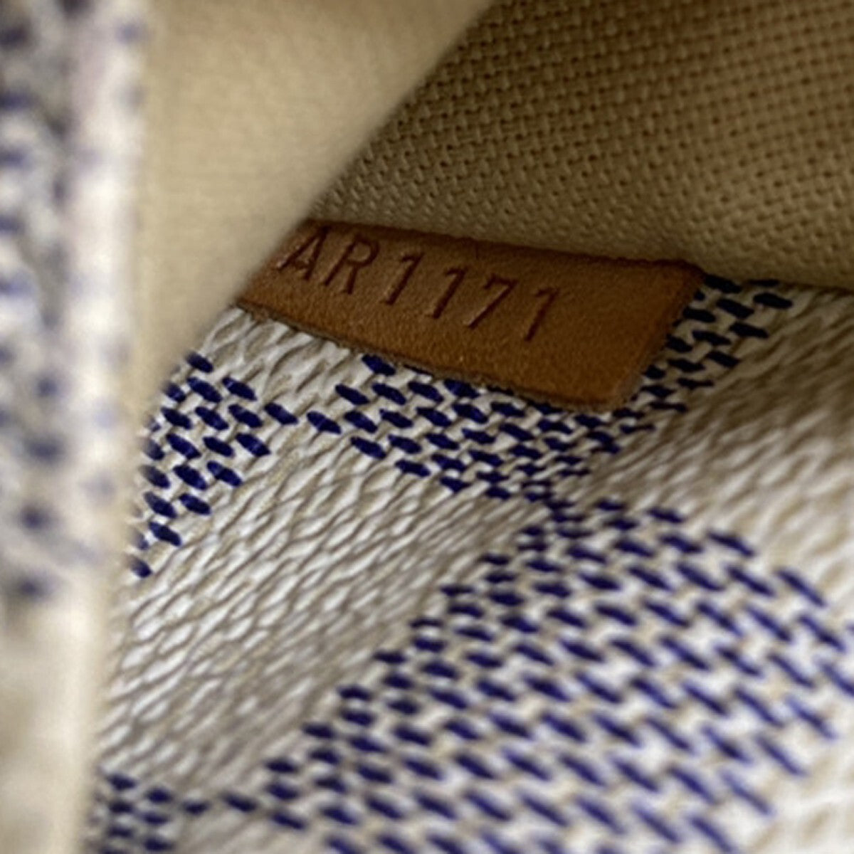 Louis Vuitton Totally Handbag Damier, WHITE, CANVAS, Shoulder bag