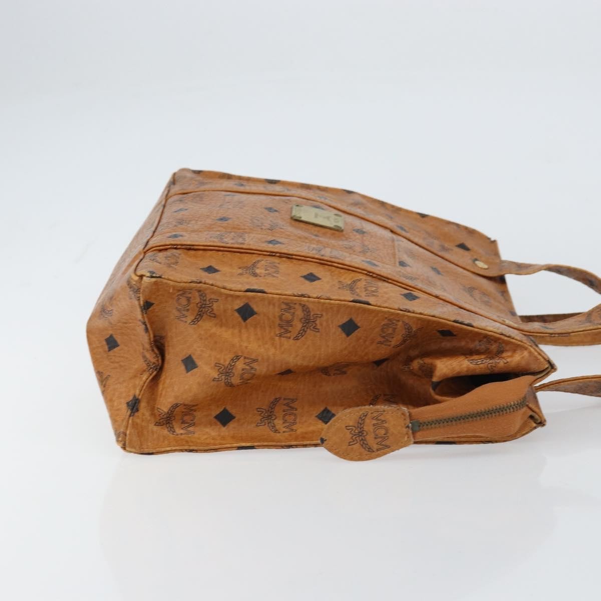 MCM Vintage Visetos Tote bag Canvas, BROWN, CANVAS, Tote bag