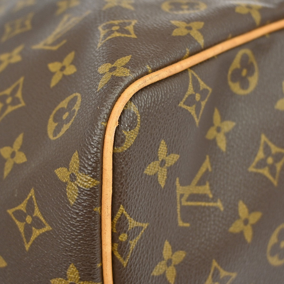 Louis Vuitton Keepall Bag Monogram Canvas, BROWN, CANVAS, Travel bag