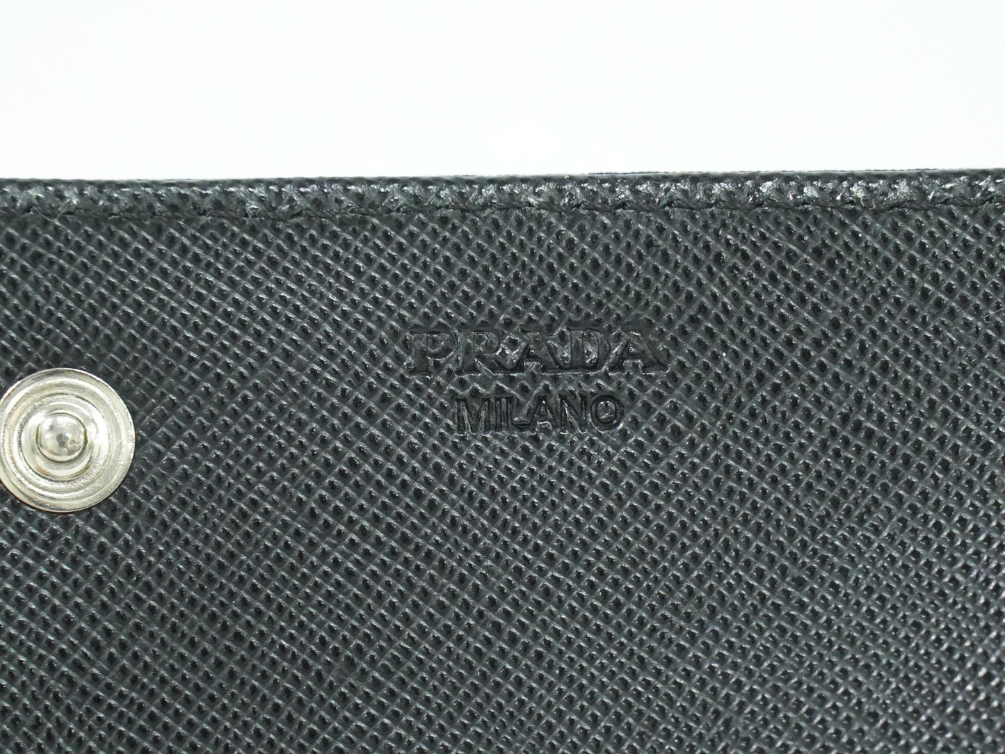 Prada Continental Wallet Tessuto, Black, Nylon, Wallet