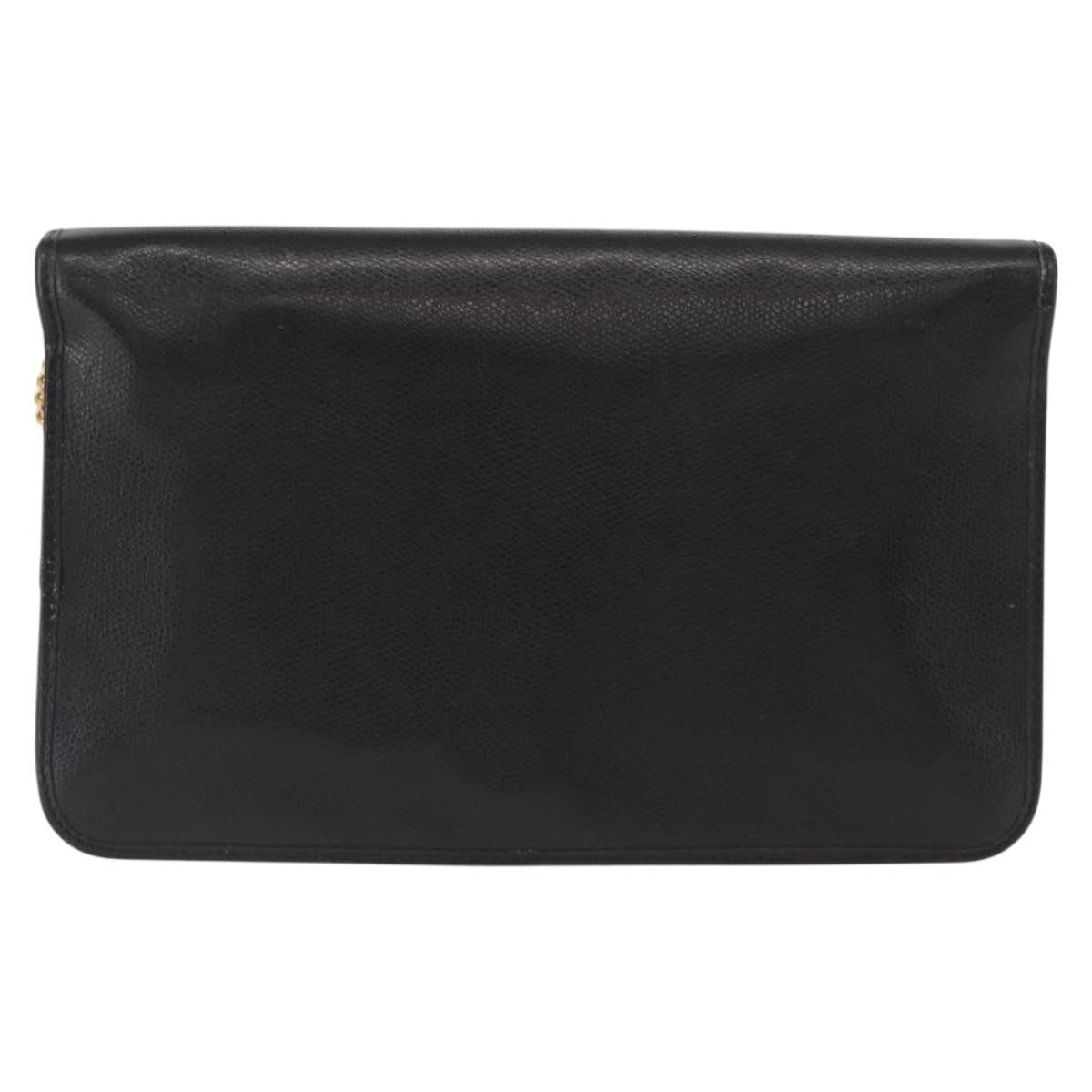 Christian Dior Vintage Shoulder Bag Leather, Black, Leather, Shoulder Bag