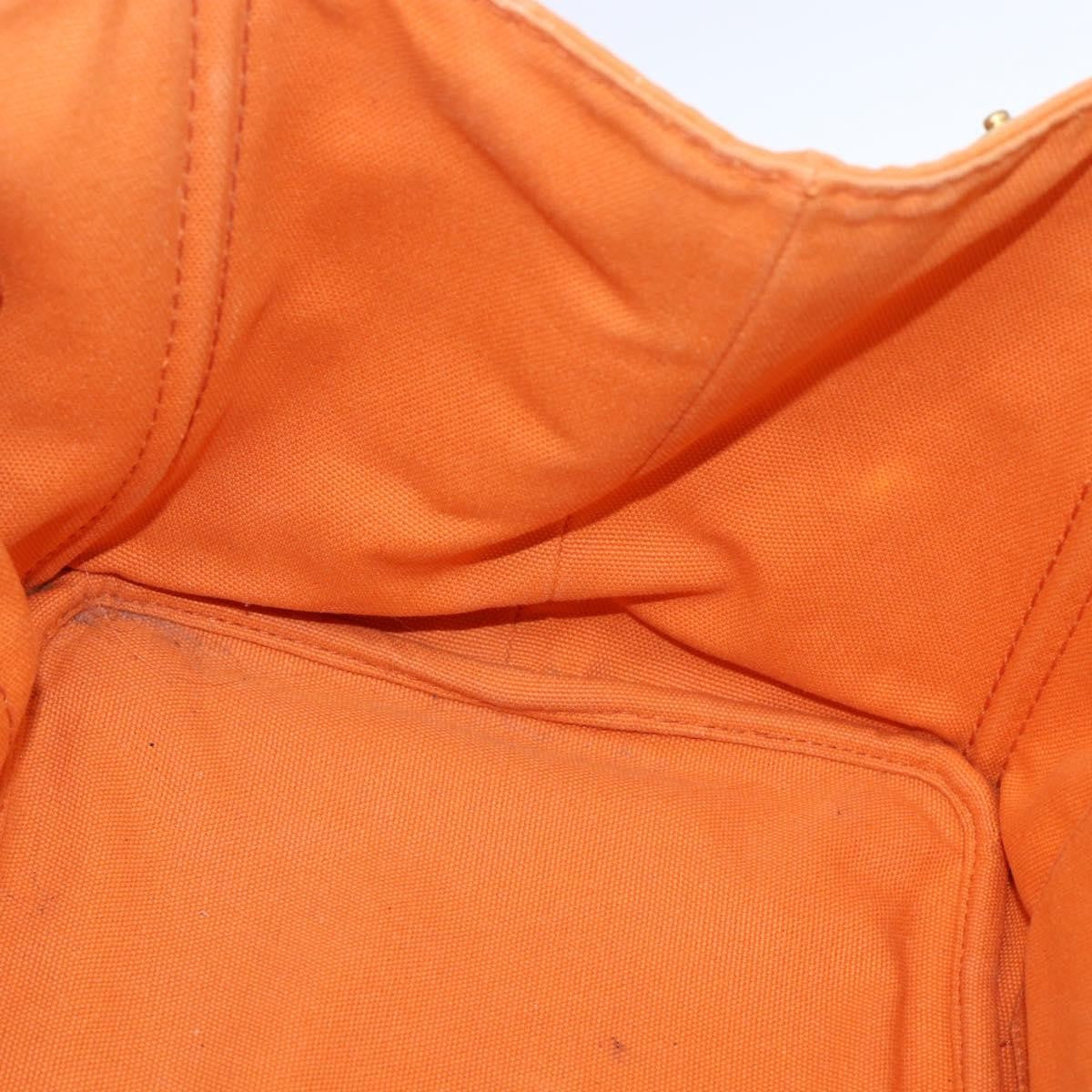Prada Canapa Tote Canvas, ORANGE, CANVAS, Tote bag