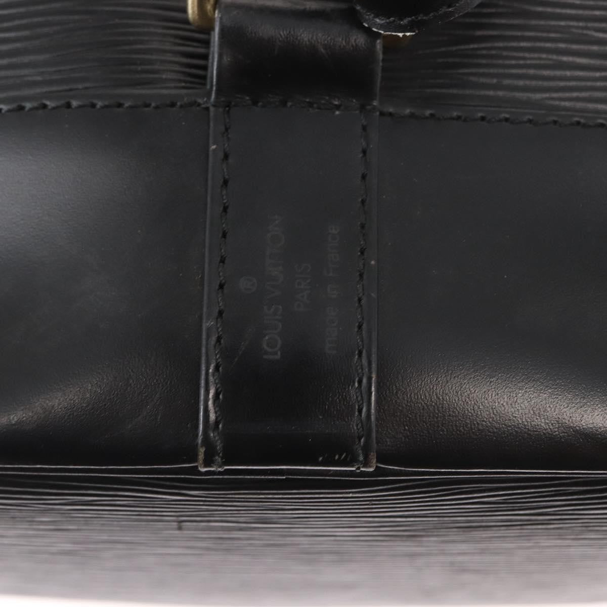 Louis Vuitton Randonnee Backpack Epi Leather, Black, Leather, Shoulder Bag