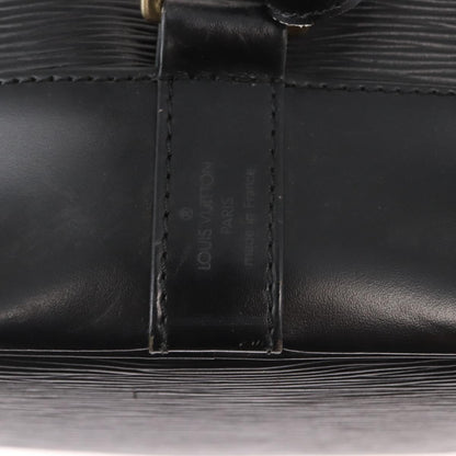 Louis Vuitton Randonnee Backpack Epi Leather, Black, Leather, Shoulder Bag