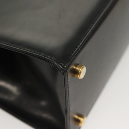 Salvatore Ferragamo Convertible Vara Bow Tote Leather, BLACK, LEATHER, Handbag