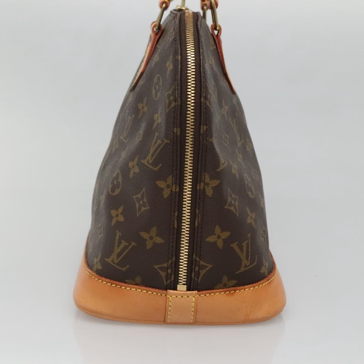 Louis Vuitton Alma Handbag Monogram Canvas, BROWN, CANVAS, Handbag
