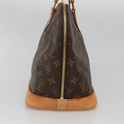 Louis Vuitton Alma Handbag Monogram Canvas, BROWN, CANVAS, Handbag