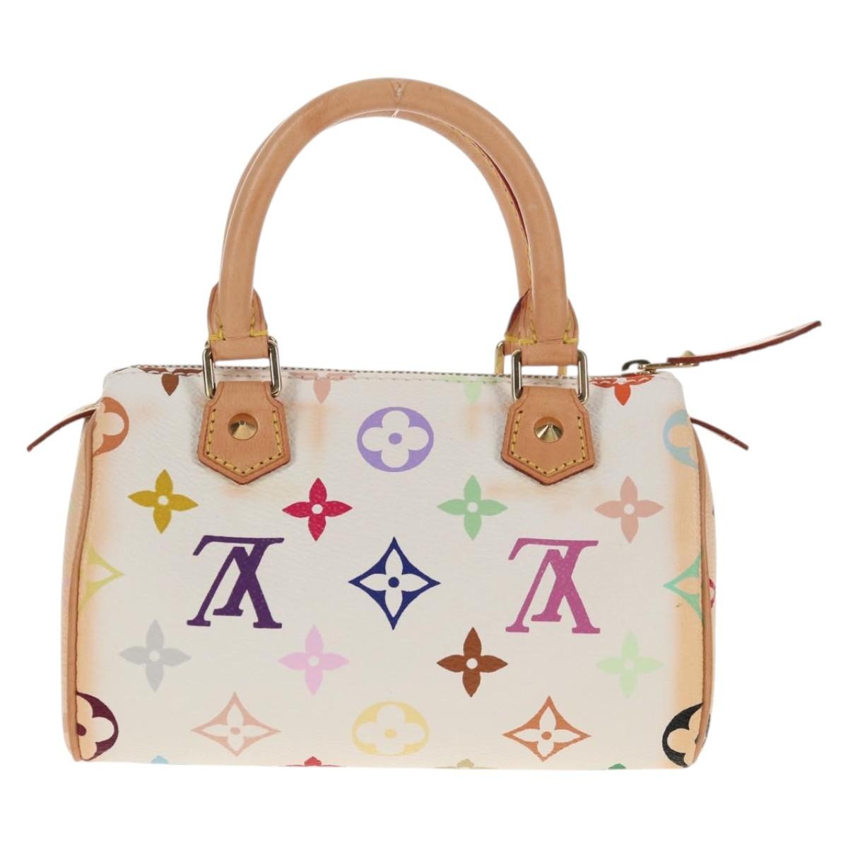 Louis Vuitton Speedy Mini HL Handbag Monogram Multicolor, MULTICOLOUR, CANVAS, Handbag