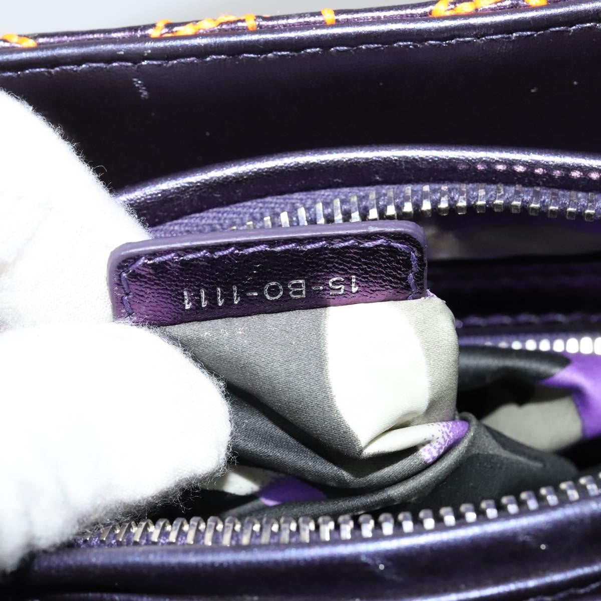 Christian Dior Lady Dior Bag Anselm Reyle Cannage Quilt Leather, Purple, Leather, Handbag
