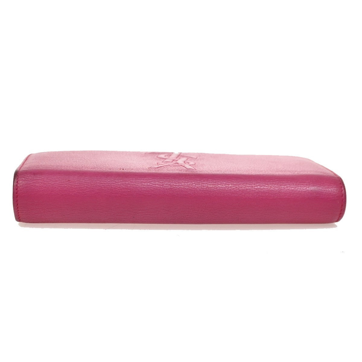 Saint Laurent Belle de Jour Flap Wallet Leather, PINK, LEATHER, Wallets
