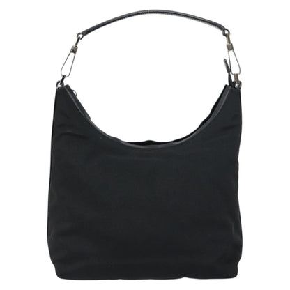 Gucci Zip Hobo Nylon, Black, Nylon, Shoulder Bag