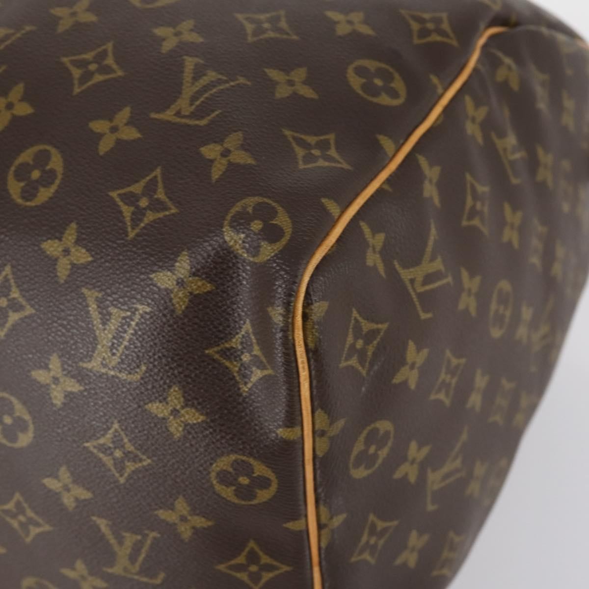 Louis Vuitton Keepall Bag Monogram Canvas, BROWN, CANVAS, Travel bag