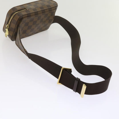 Louis Vuitton Geronimos Waist Bag Damier, BROWN, CANVAS, Travel bag