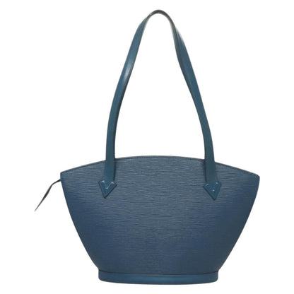Louis Vuitton Saint Jacques Handbag Epi Leather, BLUE, LEATHER, Handbag