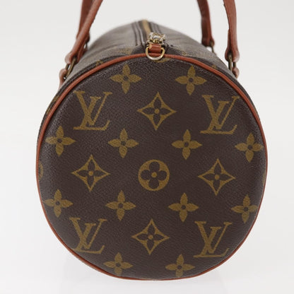 Louis Vuitton Papillon Handbag Monogram Canvas, BROWN, CANVAS, Handbag