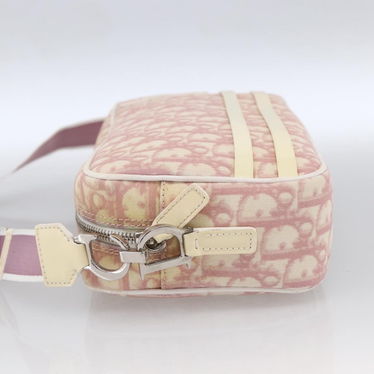 Christian Dior Vintage Crossbody Bag Diorissimo Canvas, PINK, CANVAS, Shoulder bag
