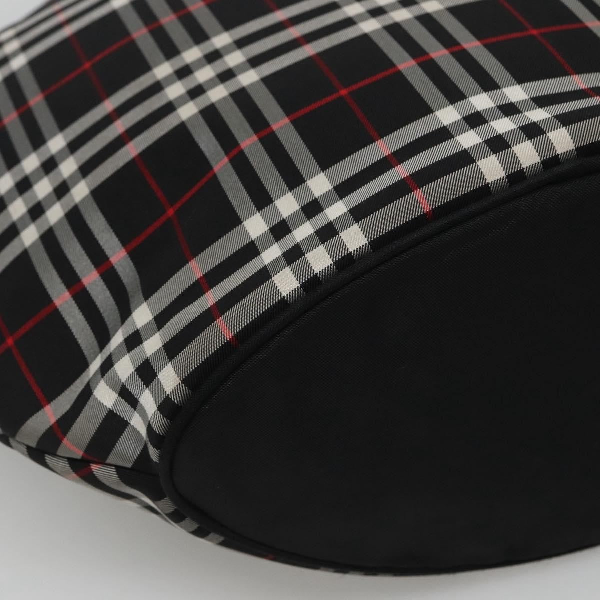 Burberry Nova Check Tote Nylon, BLACK, NYLON, Tote bag