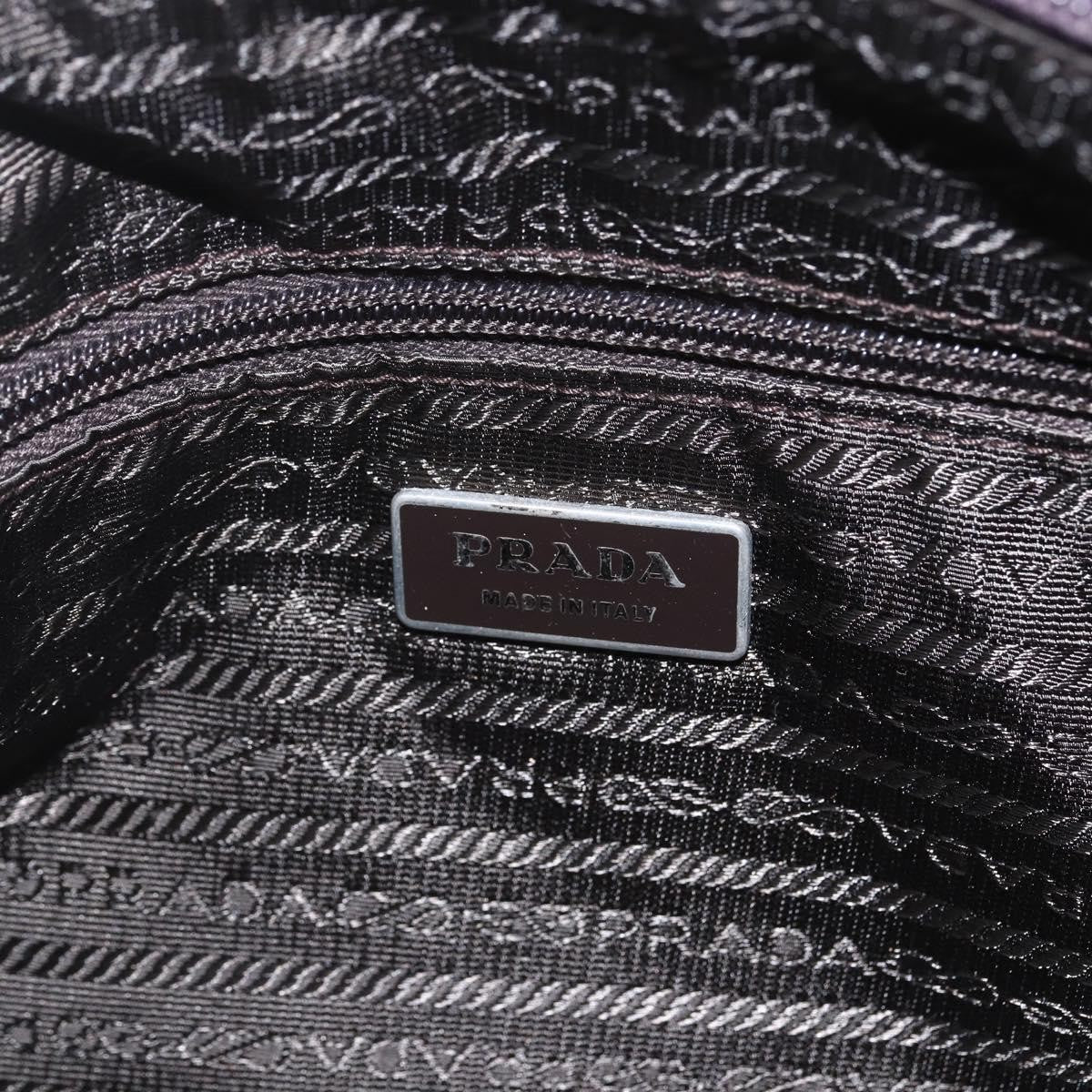Prada Double Buckle Flap Messenger Bag Tessuto, PURPLE, NYLON, Shoulder bag