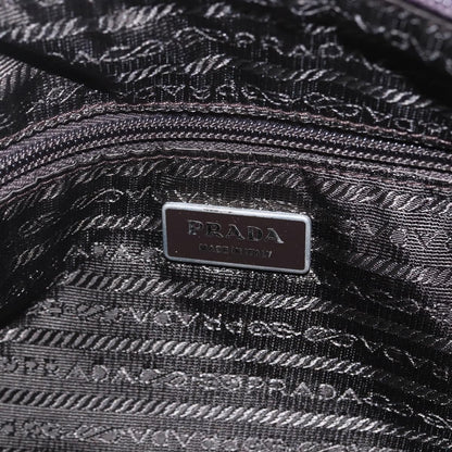 Prada Double Buckle Flap Messenger Bag Tessuto, PURPLE, NYLON, Shoulder bag
