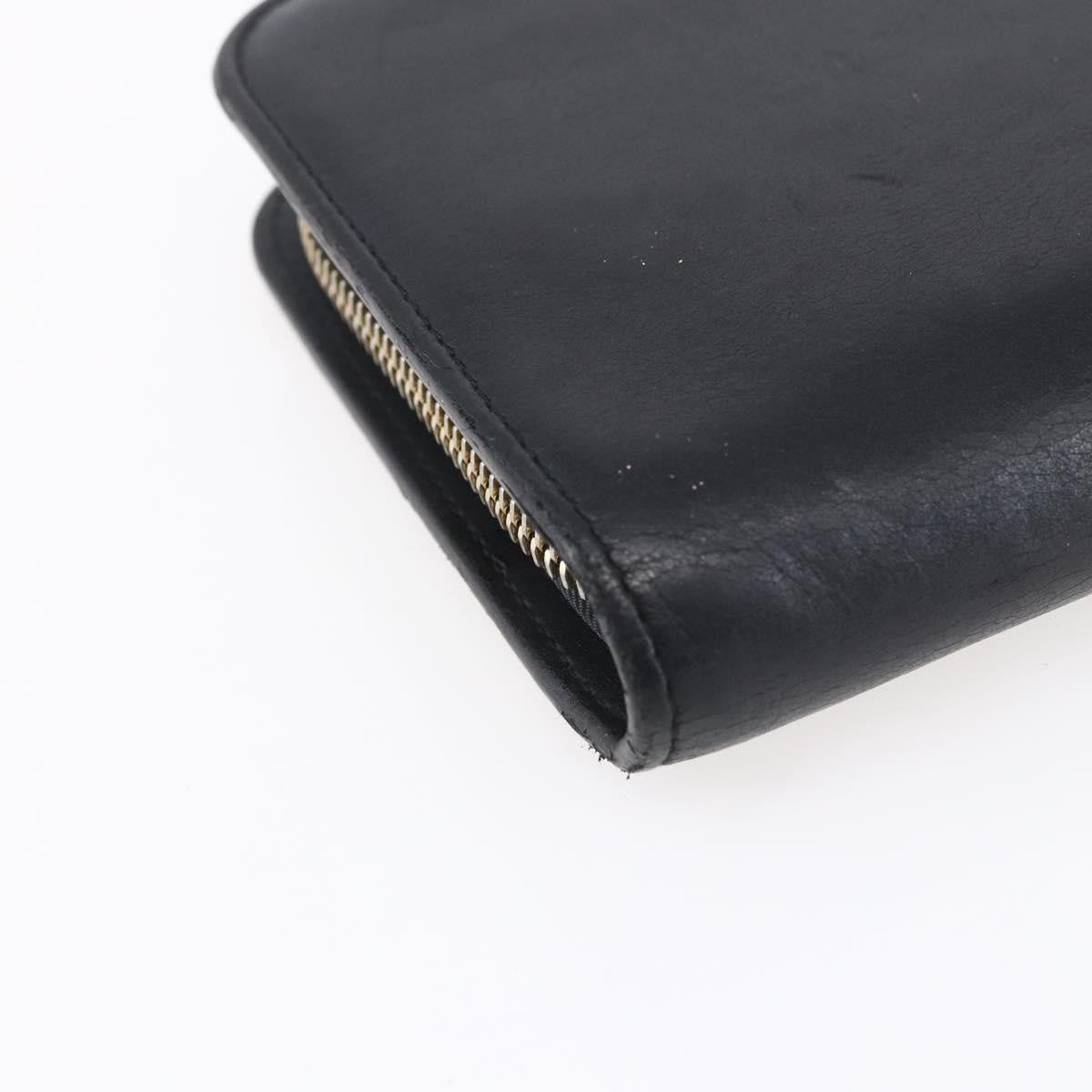 Tiffany & Co. Zip Around Wallet Leather, BLACK, LEATHER, Wallets