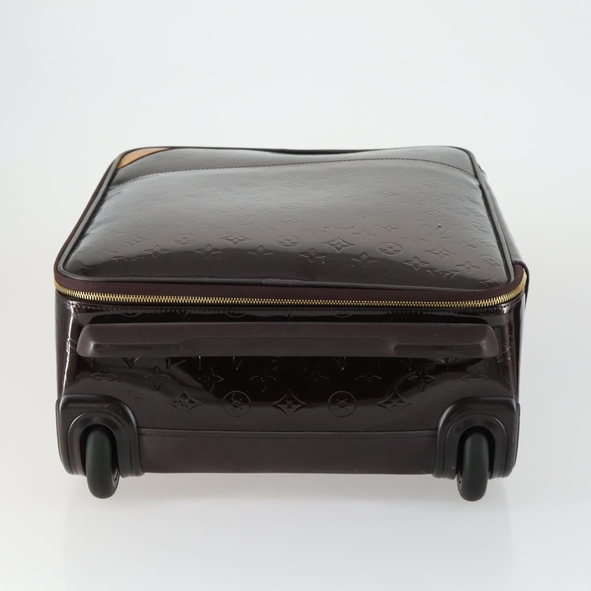 Louis Vuitton Pegase Luggage Monogram Vernis, BROWN, PATENT_LEATHER, Travel bag